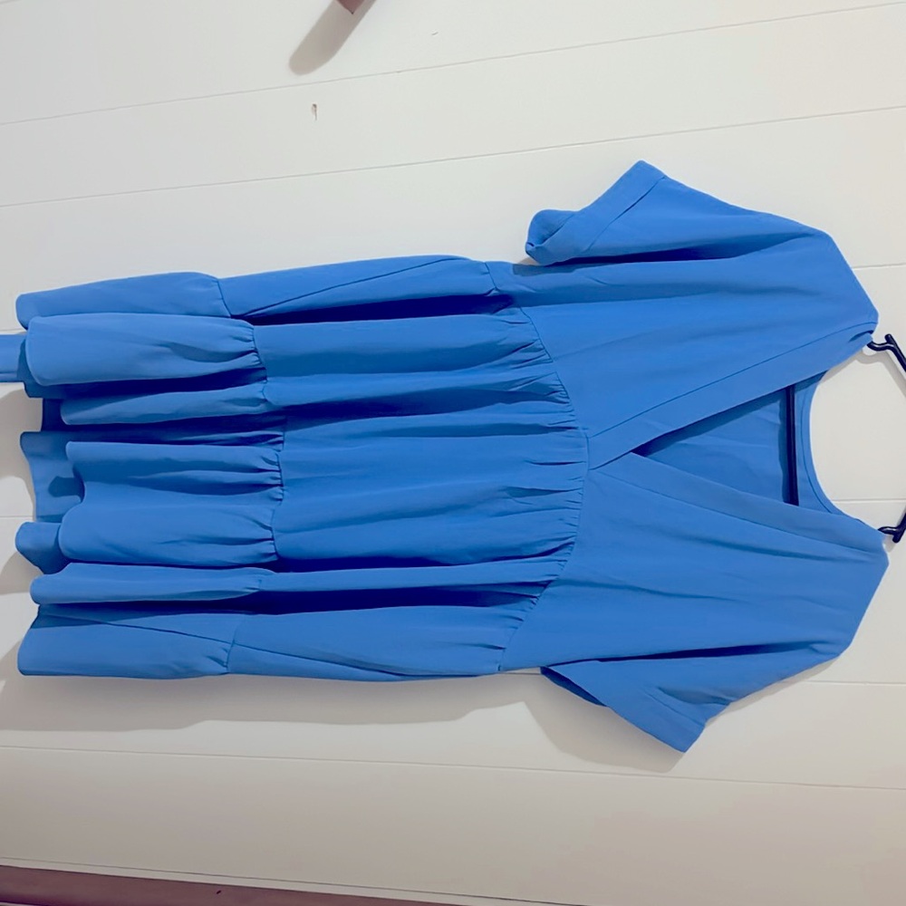 Baby Blue A-Line dress